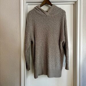 Zenana Outfitters Taupe Cowl Neck Sweater